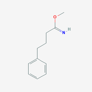 molecular formula C11H15NO B12541507 Methyl 4-phenylbutanimidate CAS No. 142450-65-5