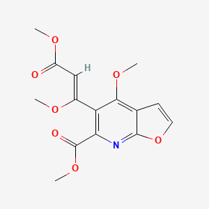 molecular formula C15H15NO7 B1254151 Furomegistine I 