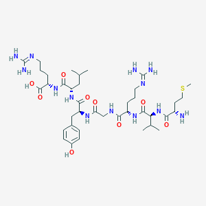 L-Methionyl-L-valyl-N~5~-(diaminomethylidene)-L-ornithylglycyl-L-tyrosyl-L-leucyl-N~5~-(diaminomethylidene)-L-ornithine