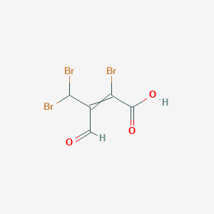 2,4,4-Tribromo-3-formylbut-2-enoic acid