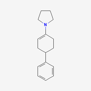 1-(4-Phenylcyclohex-1-enyl)pyrrolidine
