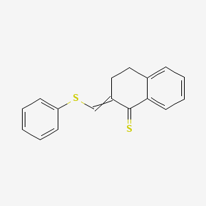 2-[(Phenylsulfanyl)methylidene]-3,4-dihydronaphthalene-1(2H)-thione