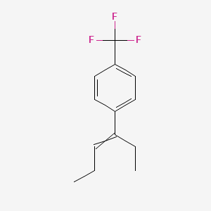 1-(Hex-3-en-3-yl)-4-(trifluoromethyl)benzene