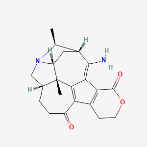 molecular formula C21H24N2O3 B1254159 Daphnipaxinin 