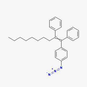 1,1'-[1-(4-Azidophenyl)dec-1-ene-1,2-diyl]dibenzene