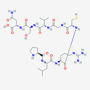 L-Prolyl-L-leucyl-N~5~-(diaminomethylidene)-L-ornithyl-L-cysteinylglycyl-L-valyl-L-seryl-L-asparagine