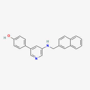 Phenol, 4-[5-[(2-naphthalenylmethyl)amino]-3-pyridinyl]-