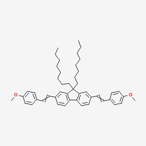 2,7-Bis[2-(4-methoxyphenyl)ethenyl]-9,9-dioctyl-9H-fluorene