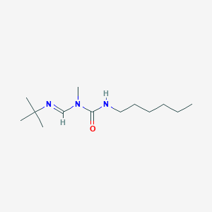 Urea, N-[[(1,1-dimethylethyl)imino]methyl]-N'-hexyl-N-methyl-