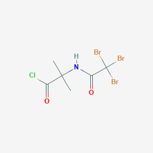 Propanoyl chloride, 2-methyl-2-[(tribromoacetyl)amino]-