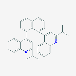 1,8-Bis(2-isopropyl-4-quinolyl)naphthalene