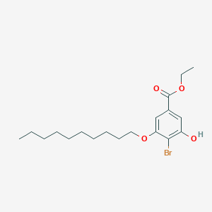 Ethyl 4-bromo-3-(decyloxy)-5-hydroxybenzoate