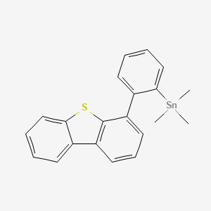 [2-(Dibenzo[b,d]thiophen-4-yl)phenyl](trimethyl)stannane