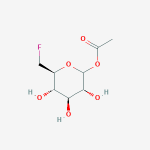 1-O-Acetyl-6-deoxy-6-fluoro-D-glucopyranose