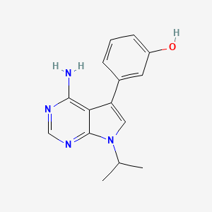 Phenol, 3-[4-amino-7-(1-methylethyl)-7H-pyrrolo[2,3-d]pyrimidin-5-yl]-