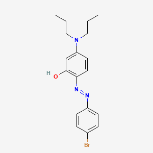 6-[2-(4-Bromophenyl)hydrazinylidene]-3-(dipropylamino)cyclohexa-2,4-dien-1-one