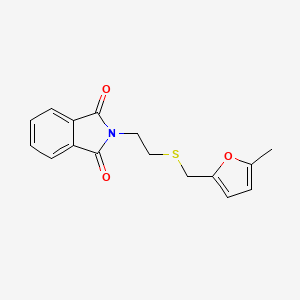 2-(2-{[(5-Methylfuran-2-yl)methyl]sulfanyl}ethyl)-1H-isoindole-1,3(2H)-dione