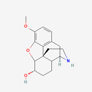 molecular formula C17H21NO3 B1254188 Nordihydrocodeine 
