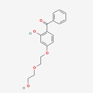 {2-Hydroxy-4-[2-(2-hydroxyethoxy)ethoxy]phenyl}(phenyl)methanone