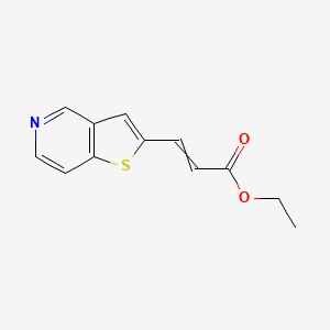 Ethyl 3-(thieno[3,2-c]pyridin-2-yl)prop-2-enoate