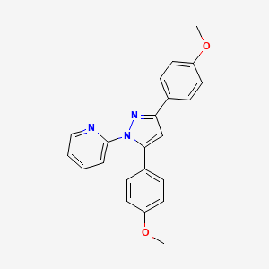 2-[3,5-Bis(4-methoxyphenyl)-1H-pyrazol-1-yl]pyridine