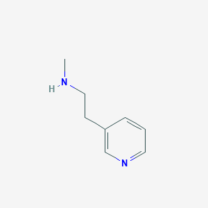 molecular formula C8H12N2 B012542 N-甲基-2-(吡啶-3-基)乙胺 CAS No. 19690-13-2