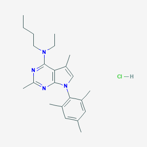 molecular formula C23H33ClN4 B125420 CP-154526盐酸盐 CAS No. 257639-98-8