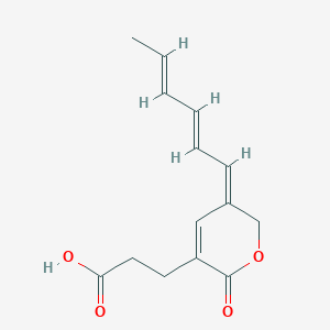 molecular formula C14H16O4 B1254200 Gelastatin A 