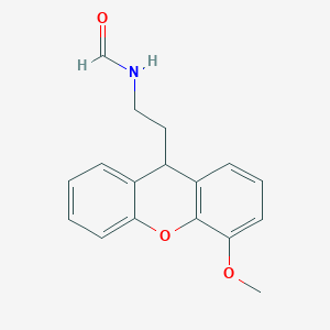 N-[2-(4-Methoxy-9H-xanthen-9-YL)ethyl]formamide