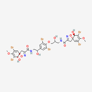 molecular formula C31H30Br6N4O11 B1254202 Fistularin 3 