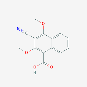 3-Cyano-2,4-dimethoxynaphthalene-1-carboxylic acid