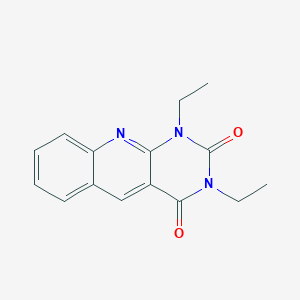 Pyrimido[4,5-b]quinoline-2,4(1H,3H)-dione, 1,3-diethyl-