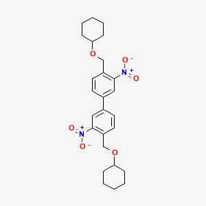 4,4'-Bis[(cyclohexyloxy)methyl]-3,3'-dinitro-1,1'-biphenyl