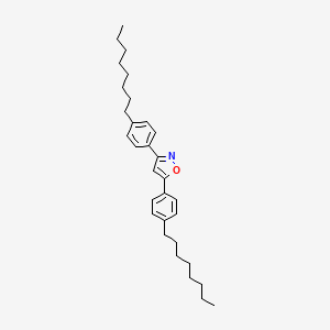 3,5-Bis(4-octylphenyl)-1,2-oxazole