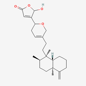 molecular formula C25H36O4 B1254207 cacospongionolide B 