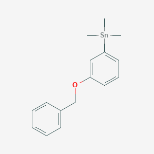 [3-(Benzyloxy)phenyl](trimethyl)stannane