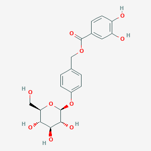 molecular formula C20H22O10 B1254209 Amburoside A 