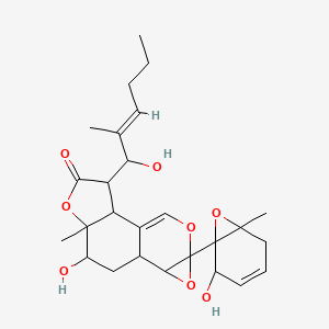 molecular formula C26H34O8 B1254215 Acremolactone A 