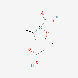 molecular formula C10H16O5 B1254230 Nemorensic acid 