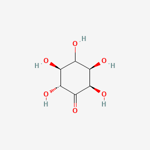 molecular formula C6H10O6 B1254238 2D-2,3,5/4,6-五羟基环己酮 