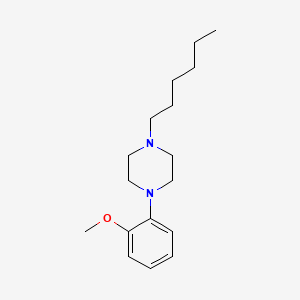 n1-(2-Methoxyphenyl)-n4-hexylpiperazine