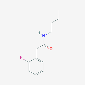 molecular formula C12H16FNO B1254251 N-butyl-2-(2-fluorophenyl)acetamide 
