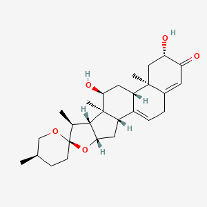 molecular formula C27H38O5 B1254259 Muzanzagenin 