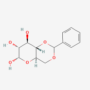 molecular formula C13H16O6 B1254262 4-O,6-O-Benzylidene-alpha-D-glucopyranose 