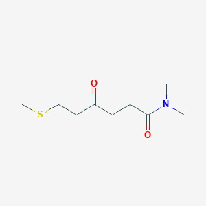 Hexanamide, N,N-dimethyl-6-(methylthio)-4-oxo-