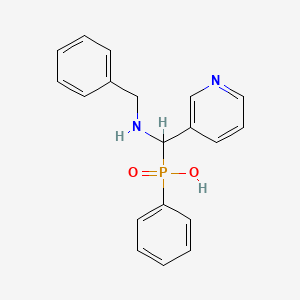 Phosphinic acid, phenyl[[(phenylmethyl)amino]-3-pyridinylmethyl]-