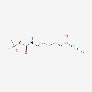 tert-Butyl (6-oxonon-7-yn-1-yl)carbamate