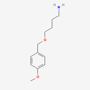 1-Butanamine, 4-[(4-methoxyphenyl)methoxy]-