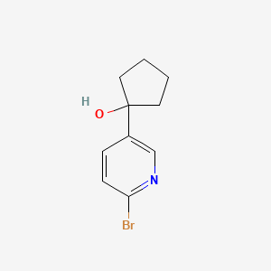 1-(6-Bromopyridin-3-yl)cyclopentan-1-ol