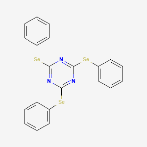 2,4,6-Tris(phenylselanyl)-1,3,5-triazine